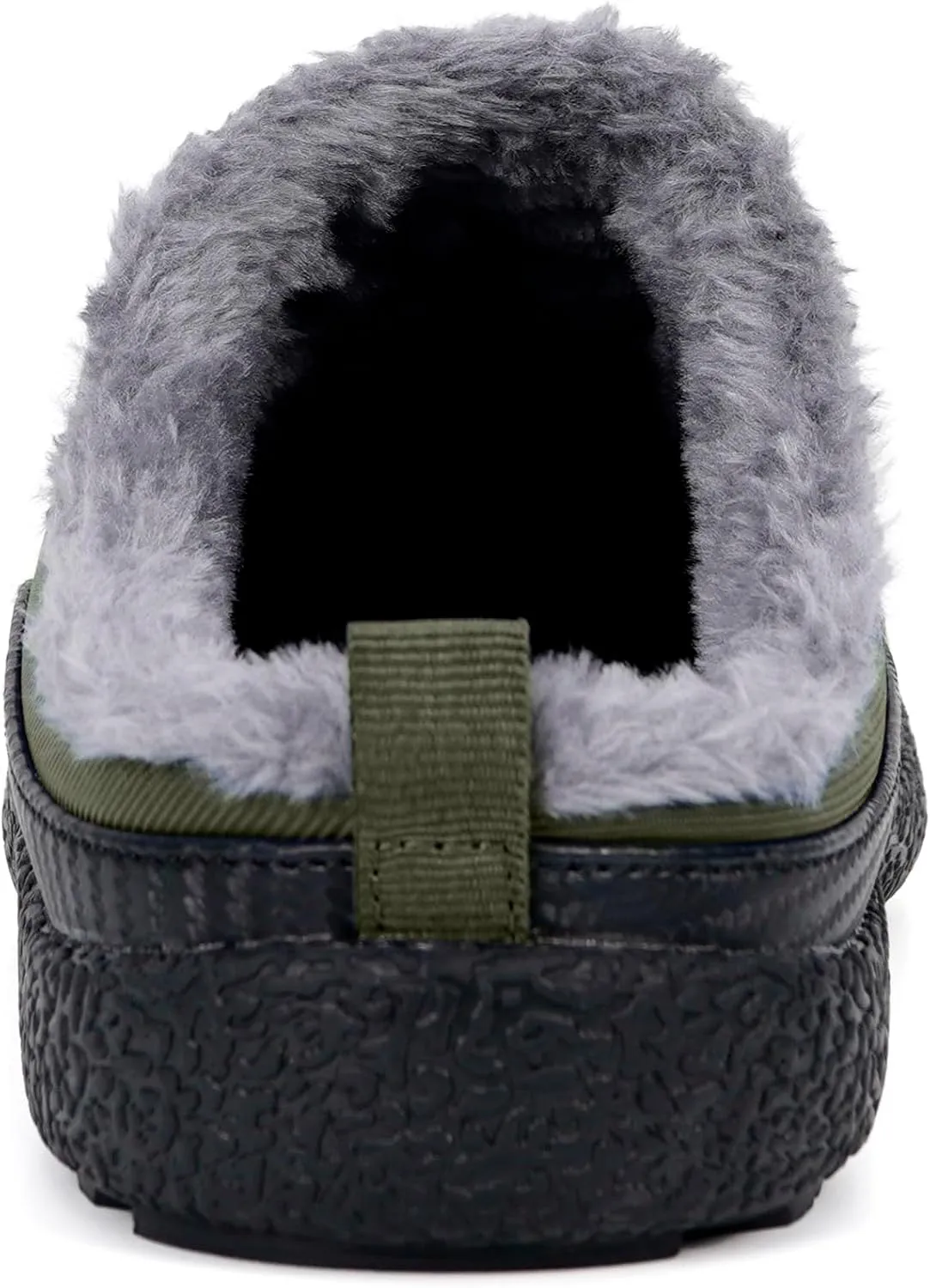 Eagsouni Womens Mens House Slippers Slip on Snow Winter Warm Fully Fur Lined Slippers Indoor Outdoor Shoes