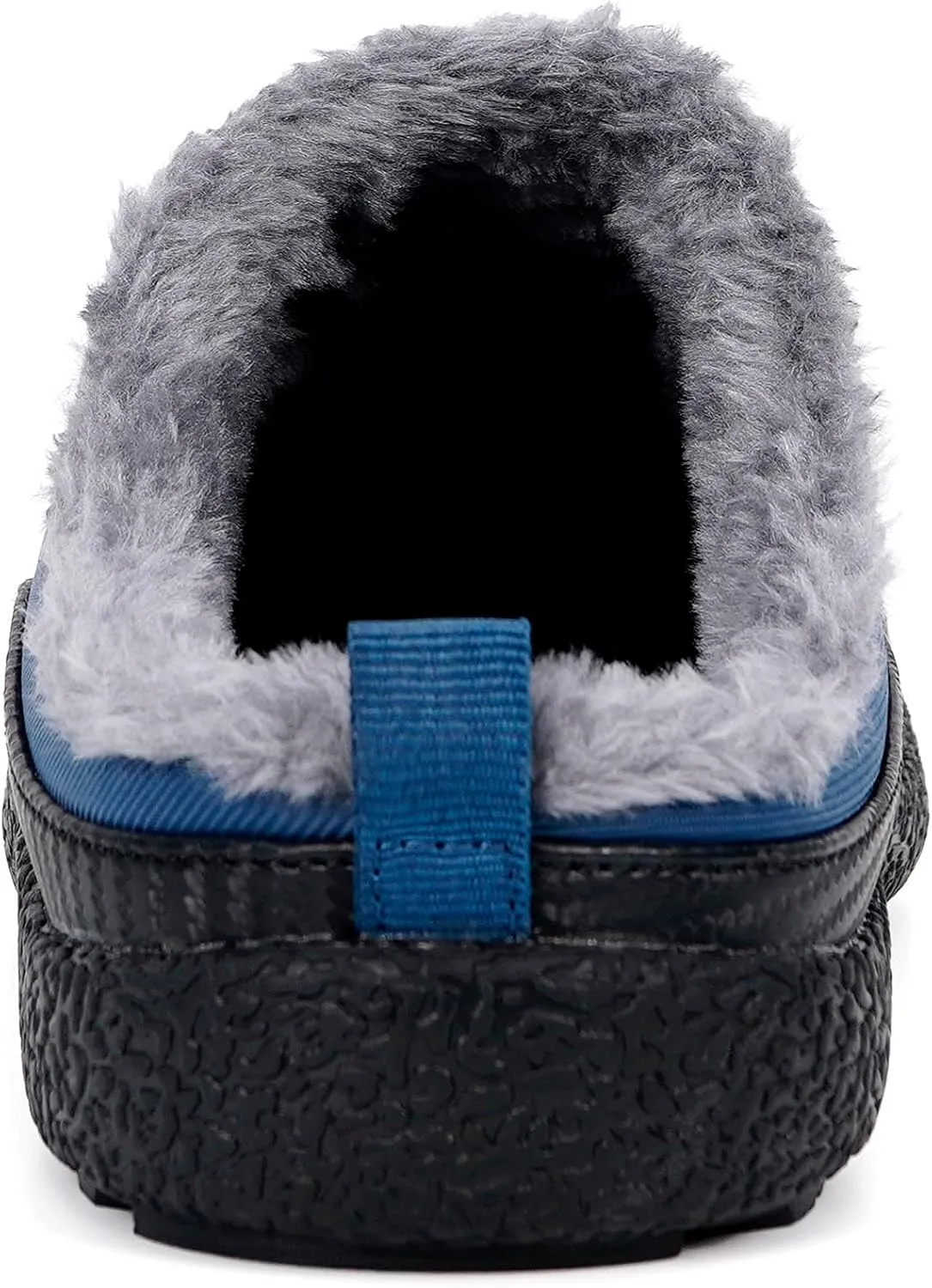 Eagsouni Womens Mens House Slippers Slip on Snow Winter Warm Fully Fur Lined Slippers Indoor Outdoor Shoes