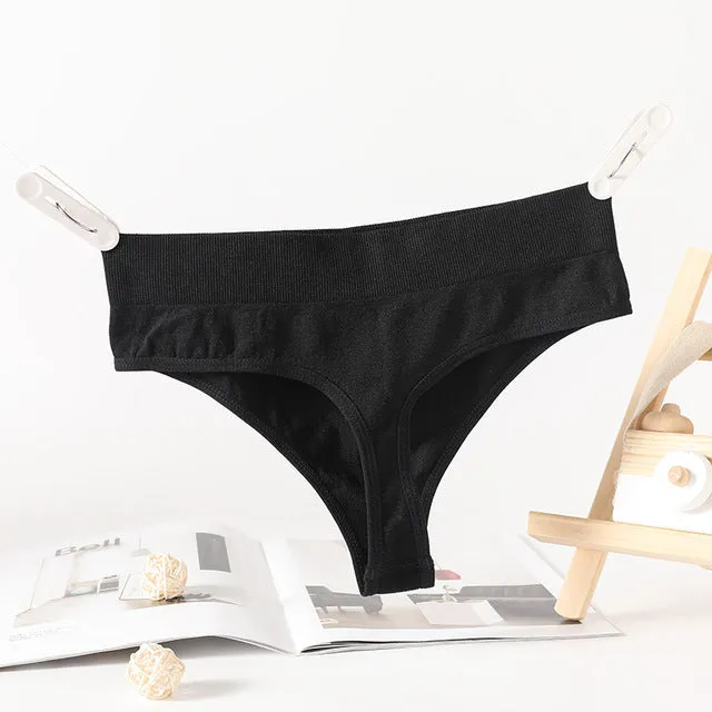 Elegant Lace Thong Lingerie Panties