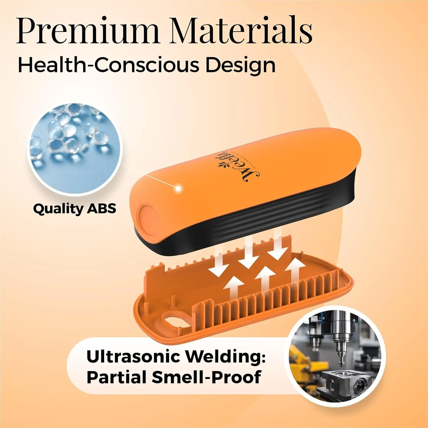 Empty Carry Case for Ammonia Inhalants Smelling Salts Ampules, Single Pill Organizer for Purse, Compact Travel Container for Supplements (2 PCS White)