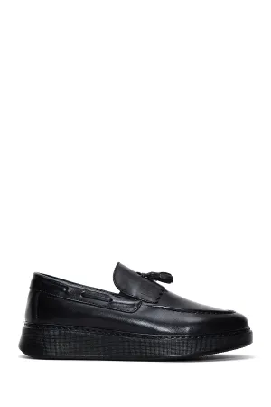 Erkek Deri Püsküllü Loafer