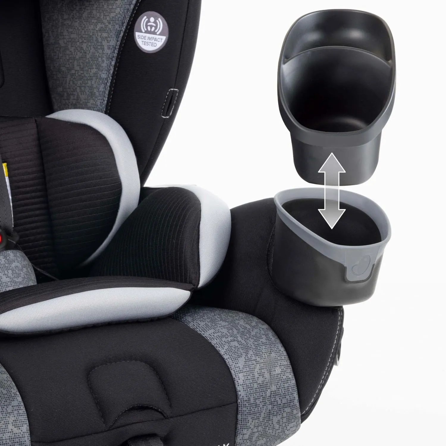 Evenflo EveryFit/All4One 3-in-1 Convertible Car Seat w/Quick Clean Cover (Latitude Gray)