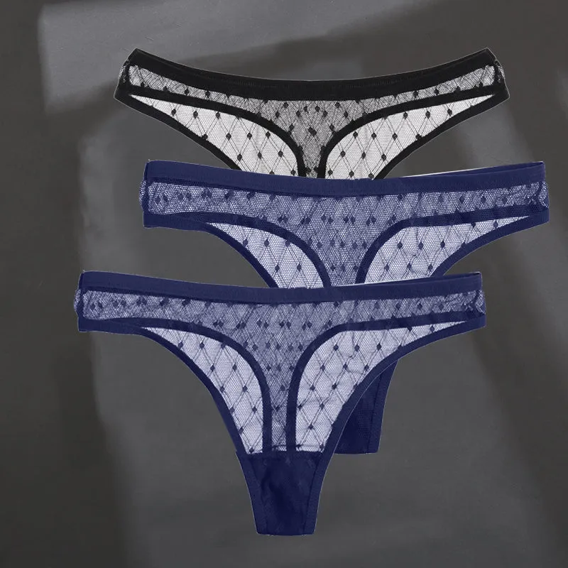 Fashion Sexy Solid Color Breathable Women's Thong