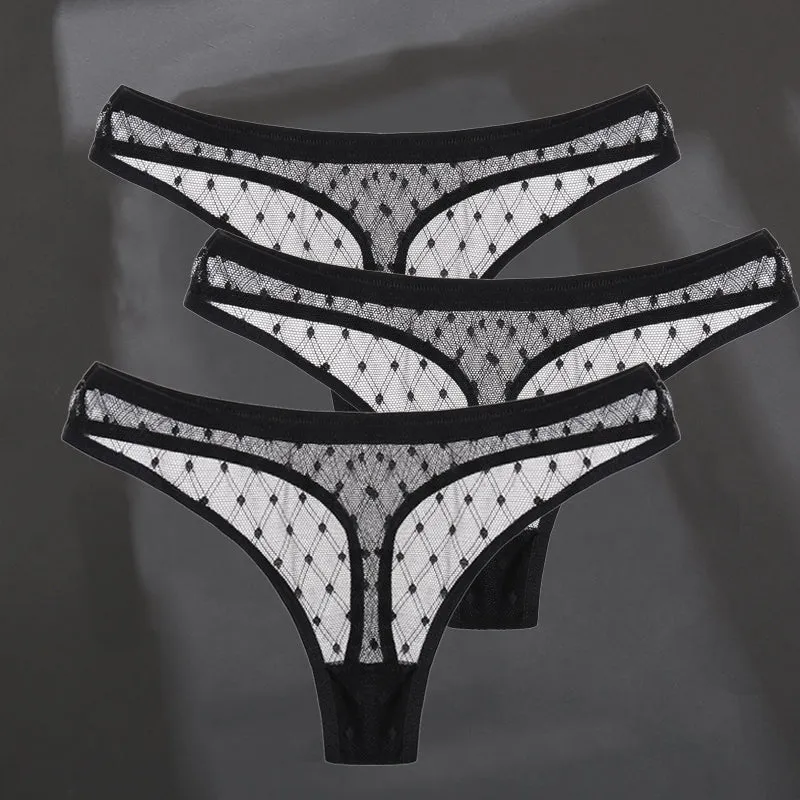 Fashion Sexy Solid Color Breathable Women's Thong