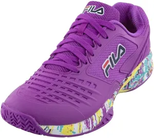 Fila Women`s Axilus 2 Energized Tennis Shoes Purple Cactus Flower and White, 7.5 B(M) US