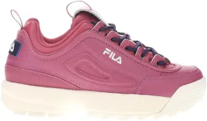 Fila Women's Disruptor II Premium Shoes, Heather Rose/Malaga/Gardenia, 7 M