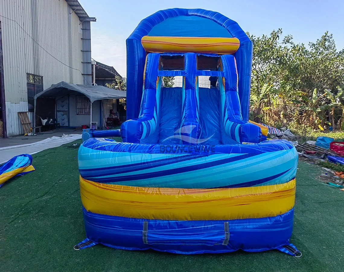 Flashpoint Mega Dome Dual Lane Bounce House with Slide (Wet/Dry)