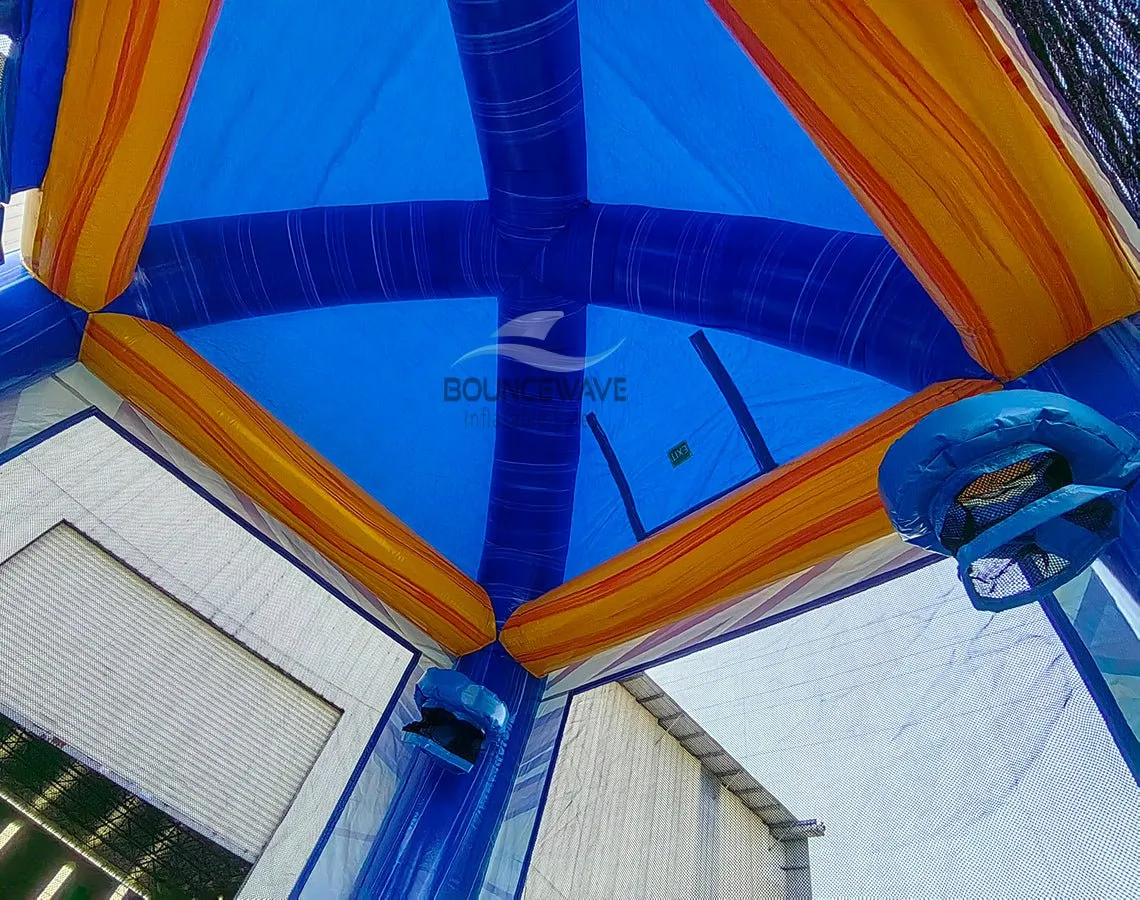 Flashpoint Mega Dome Dual Lane Bounce House with Slide (Wet/Dry)