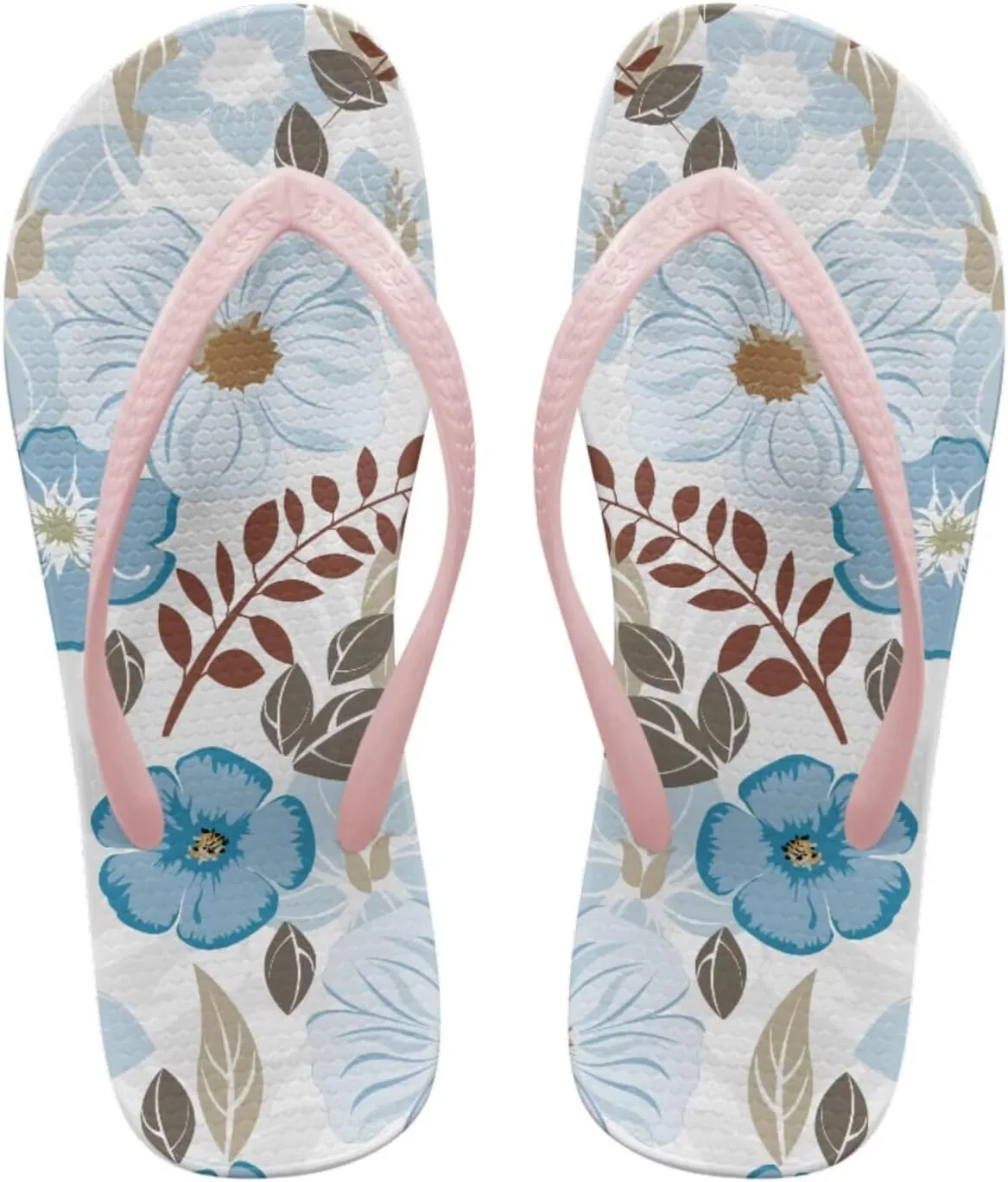 Flip Flops for Women EVA Sole Yoga Mat Comfortable Summer Beach Walking Thong Cushion Sandals Slip On Outdoor Indoor