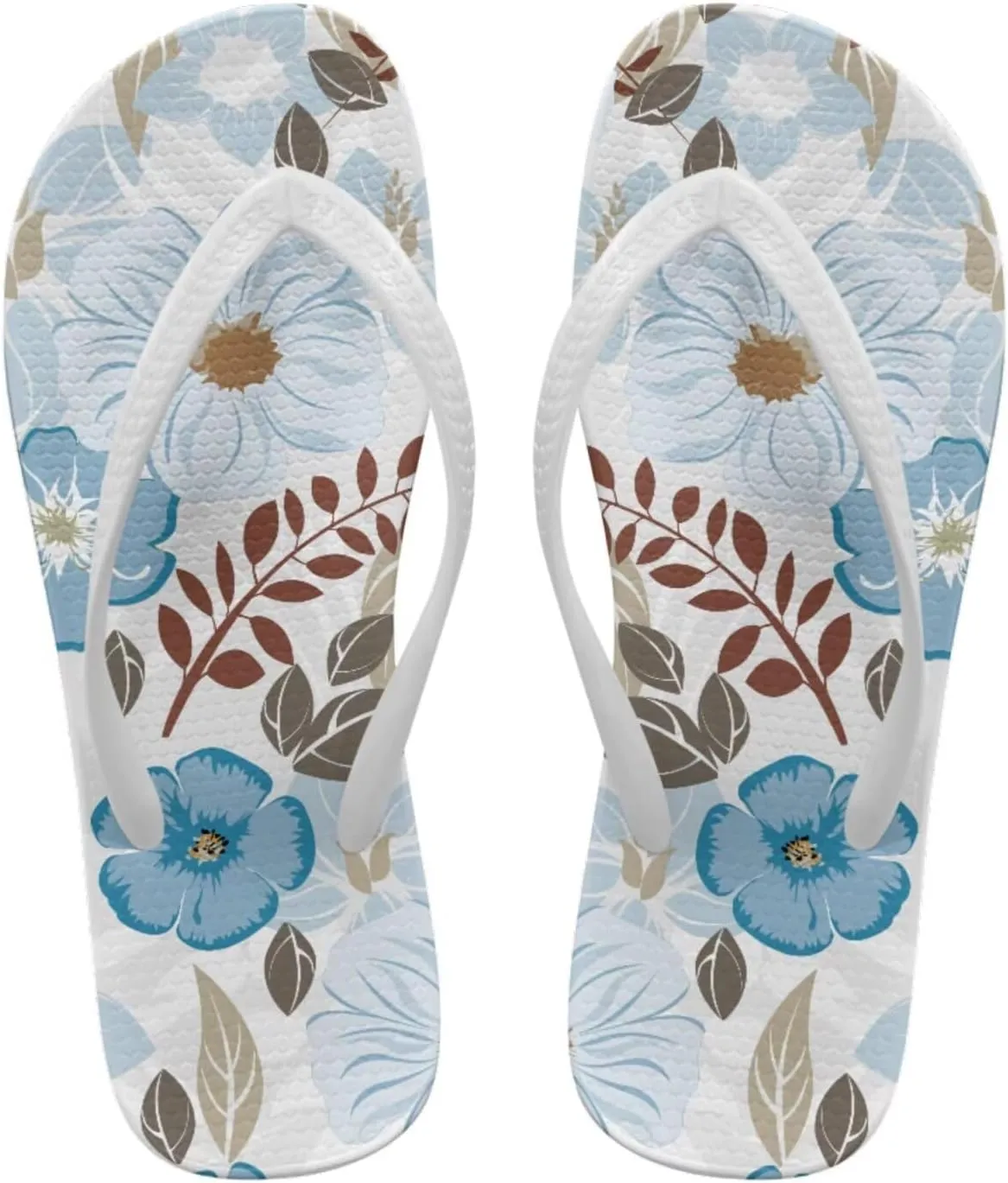 Flip Flops for Women EVA Sole Yoga Mat Comfortable Summer Beach Walking Thong Cushion Sandals Slip On Outdoor Indoor