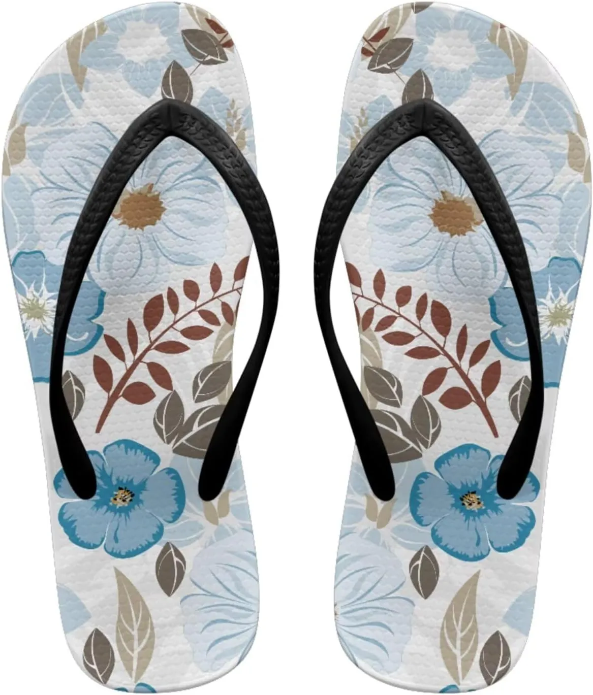 Flip Flops for Women EVA Sole Yoga Mat Comfortable Summer Beach Walking Thong Cushion Sandals Slip On Outdoor Indoor