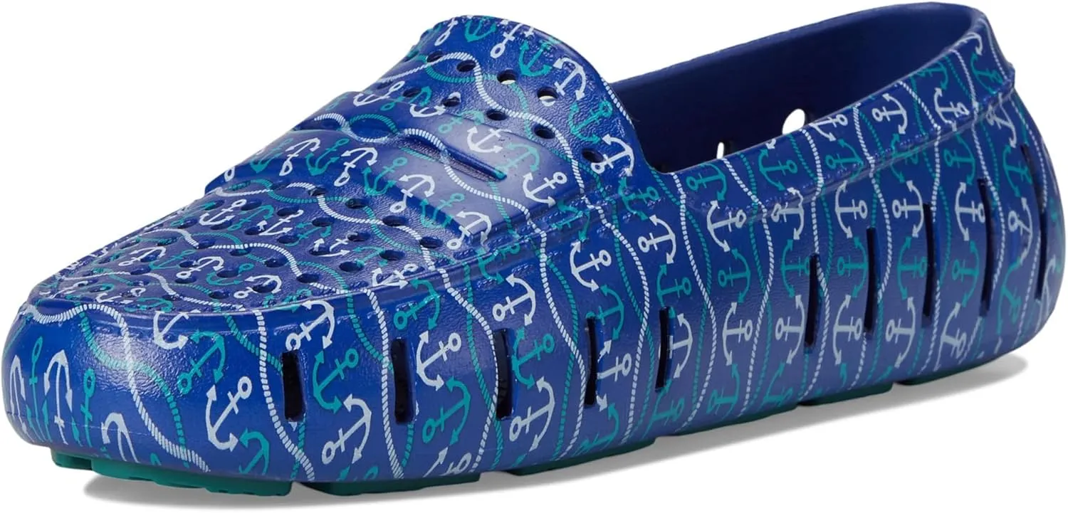 Floafers Women's Posh Driver Print Boat Shoe