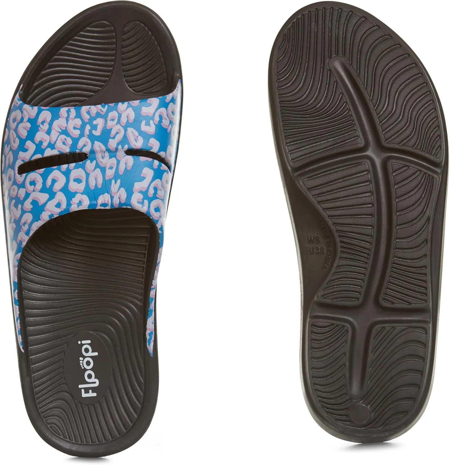 Floopi Womens Sandals LightWeight Thong Sandal for Women Ladies Sport Sandal with Arch Support, Waterproof Beach Flip Flops for Women