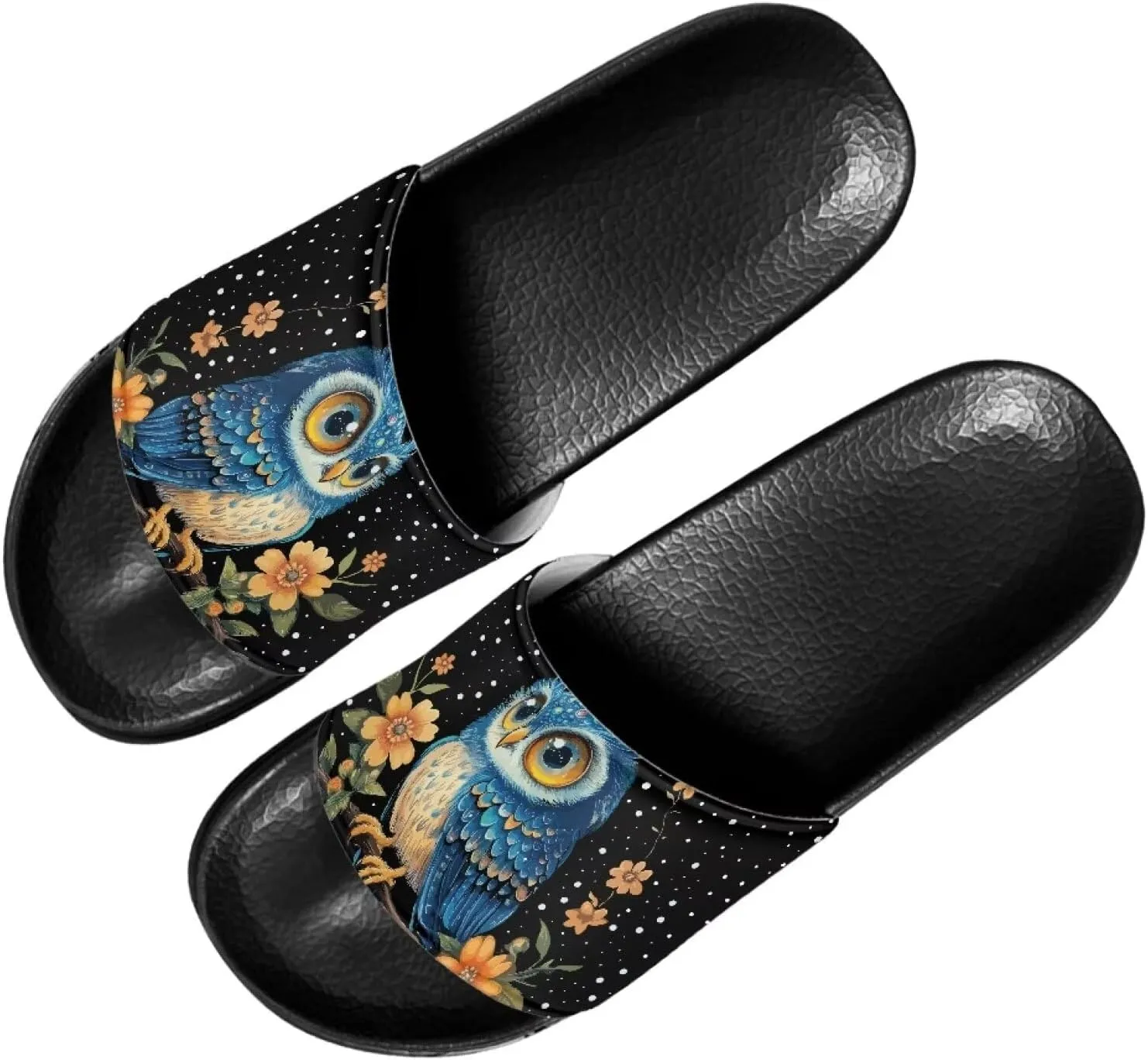 Footwear for Mens Open Toe Athletic Sandals Anti-Slip Sole Slide Sandals Pillow House Flat Shoes Comfortable Slip On Slippers for Indoor & Outdoor