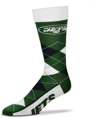 For Bare Feet Unisex Argyle Line Up Team Sock, 1 Pair