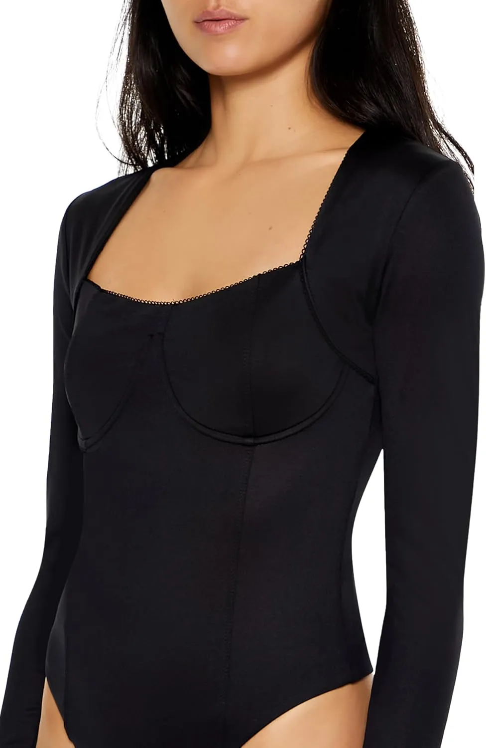 Forever 21 womens Contour Sculpt Bustier Bodysuit