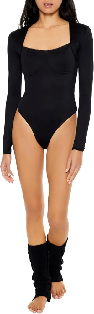 Forever 21 womens Contour Sculpt Bustier Bodysuit