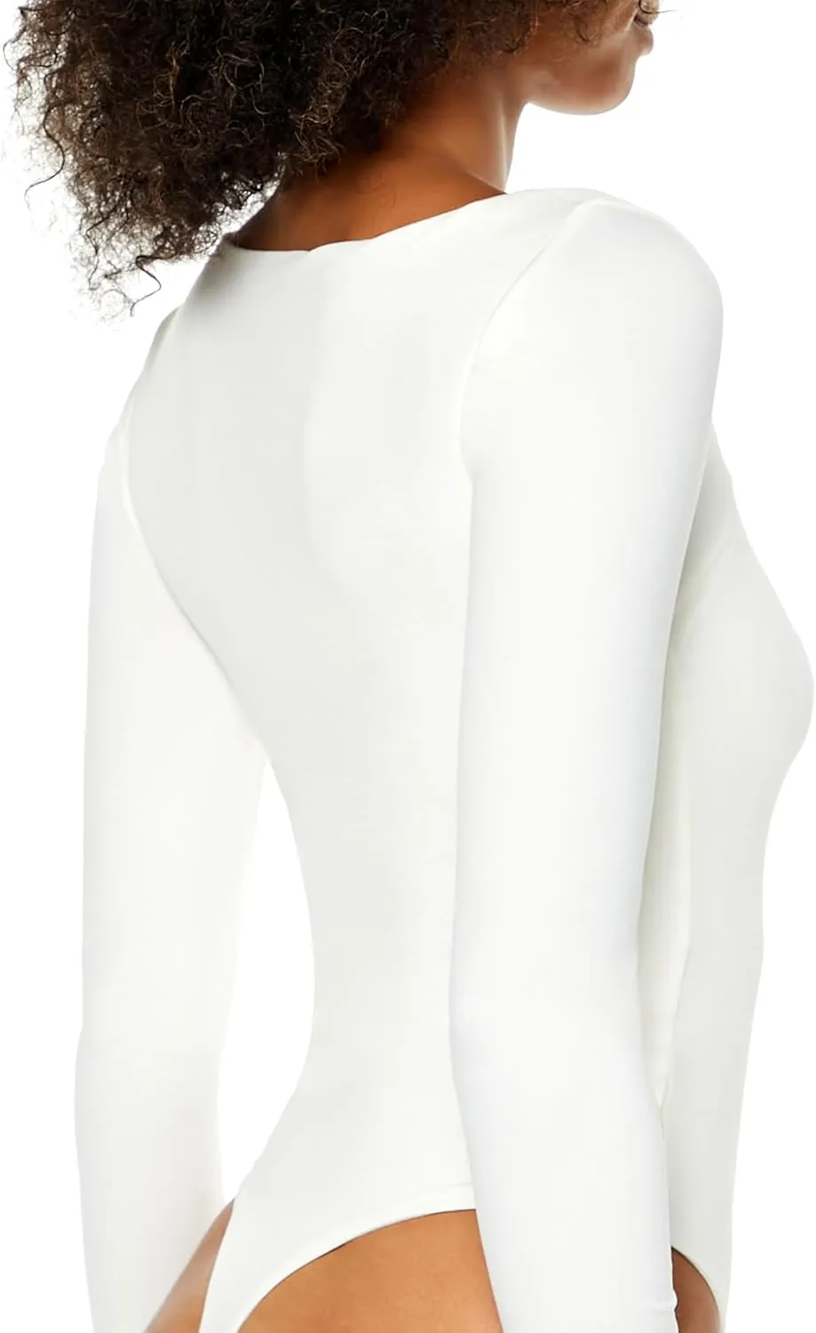 Forever 21 womens Contour Sculpt Long-sleeve Bodysuit