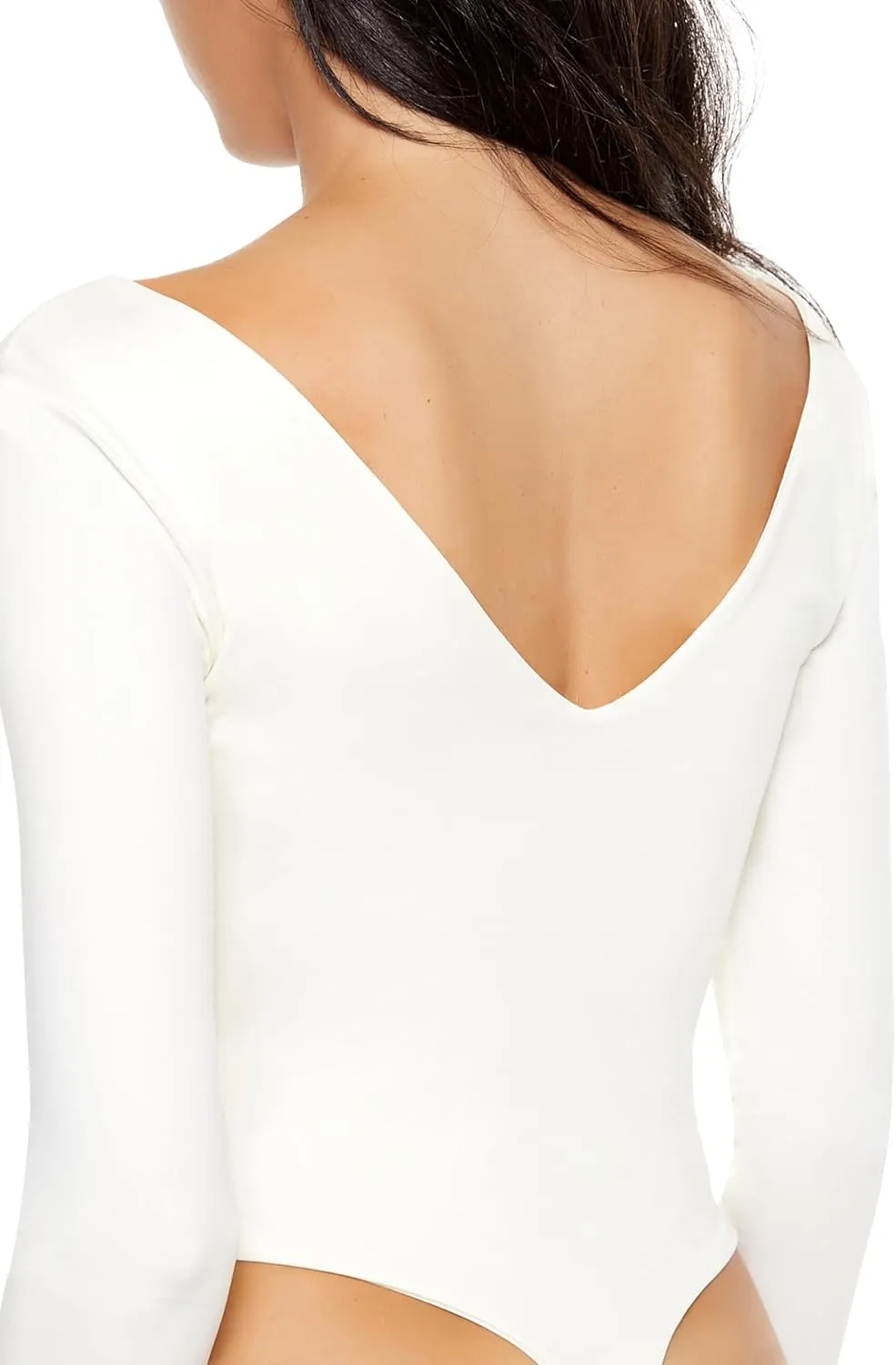 Forever 21 womens Contour Sculpt V-neck Bodysuit