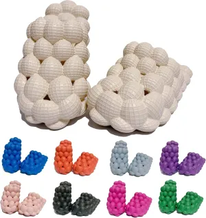 Fun Lychee Bubble Slippers Reflexology AntiSlip Massage Slippers Men's Women's Bubble Slippers