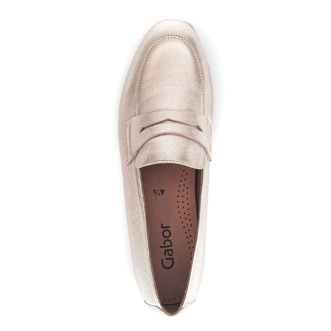 GABOR Guld skind loafer