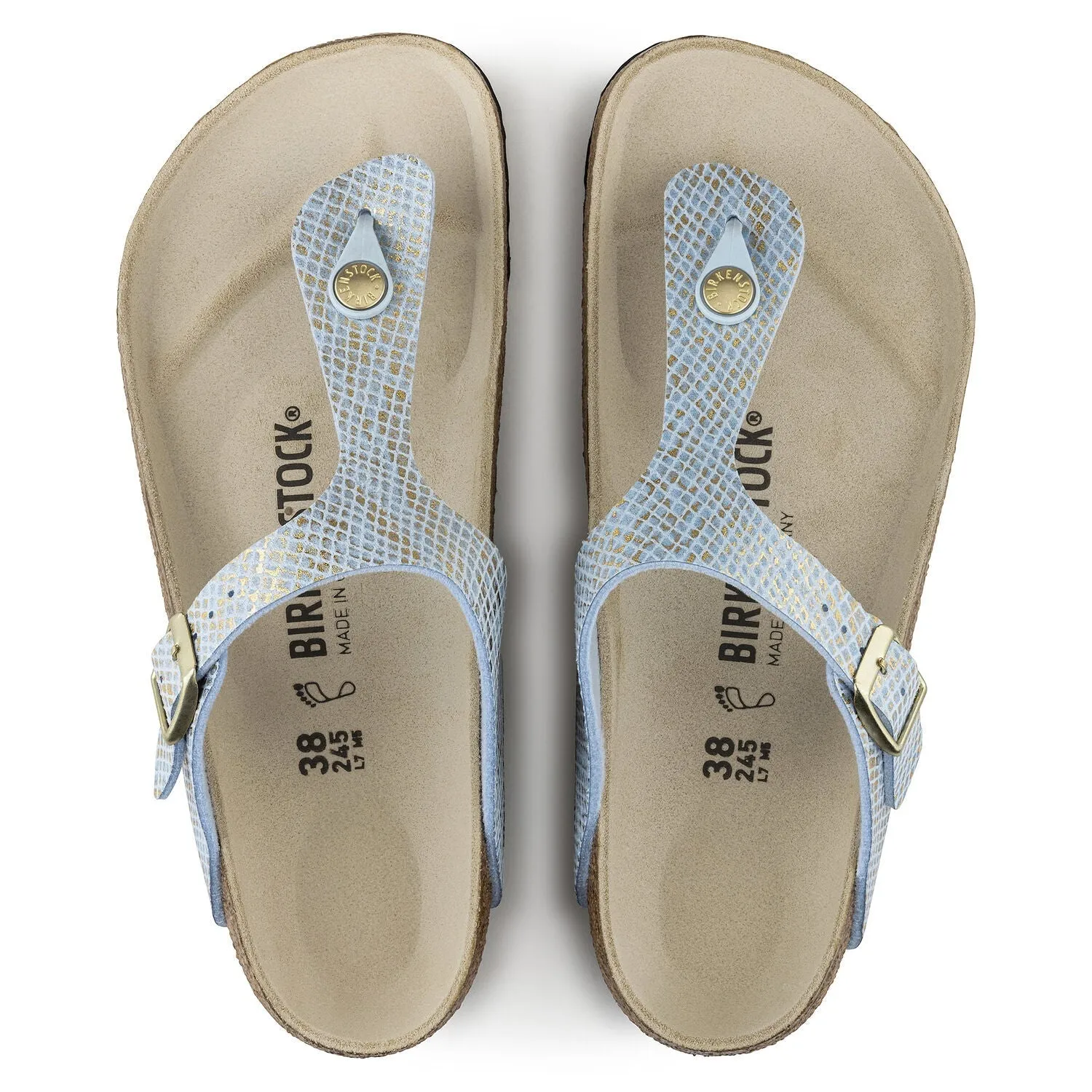 'Gizeh BS' women's sandal - blue