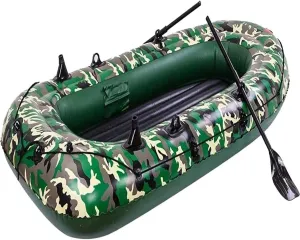 Green Outdoor Water Sports Kayak Outdoor Play Rubber Boat Kayak Inflatable Kayak Plastic Boat Kayak