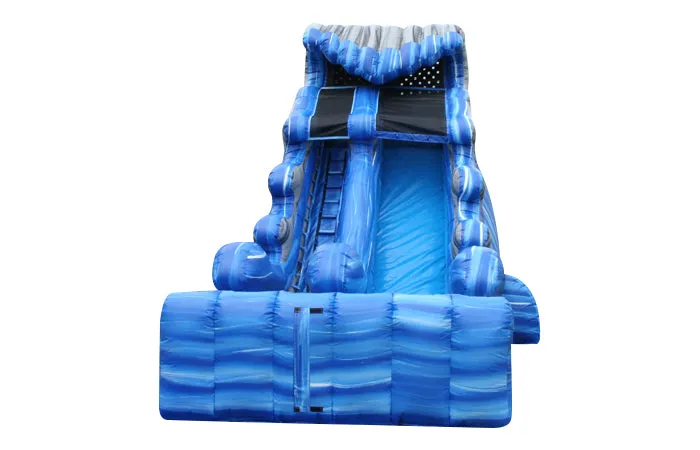 Grey Marble Inflatable Water Slide - 18 FT