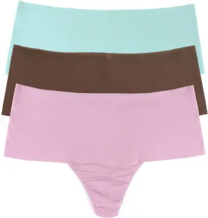 hanky panky - Breathe Plus Size High Rise Thongs | 3 pack - Sizes 1X-3X | Womens Underwear, Ultimate Comfort and Style