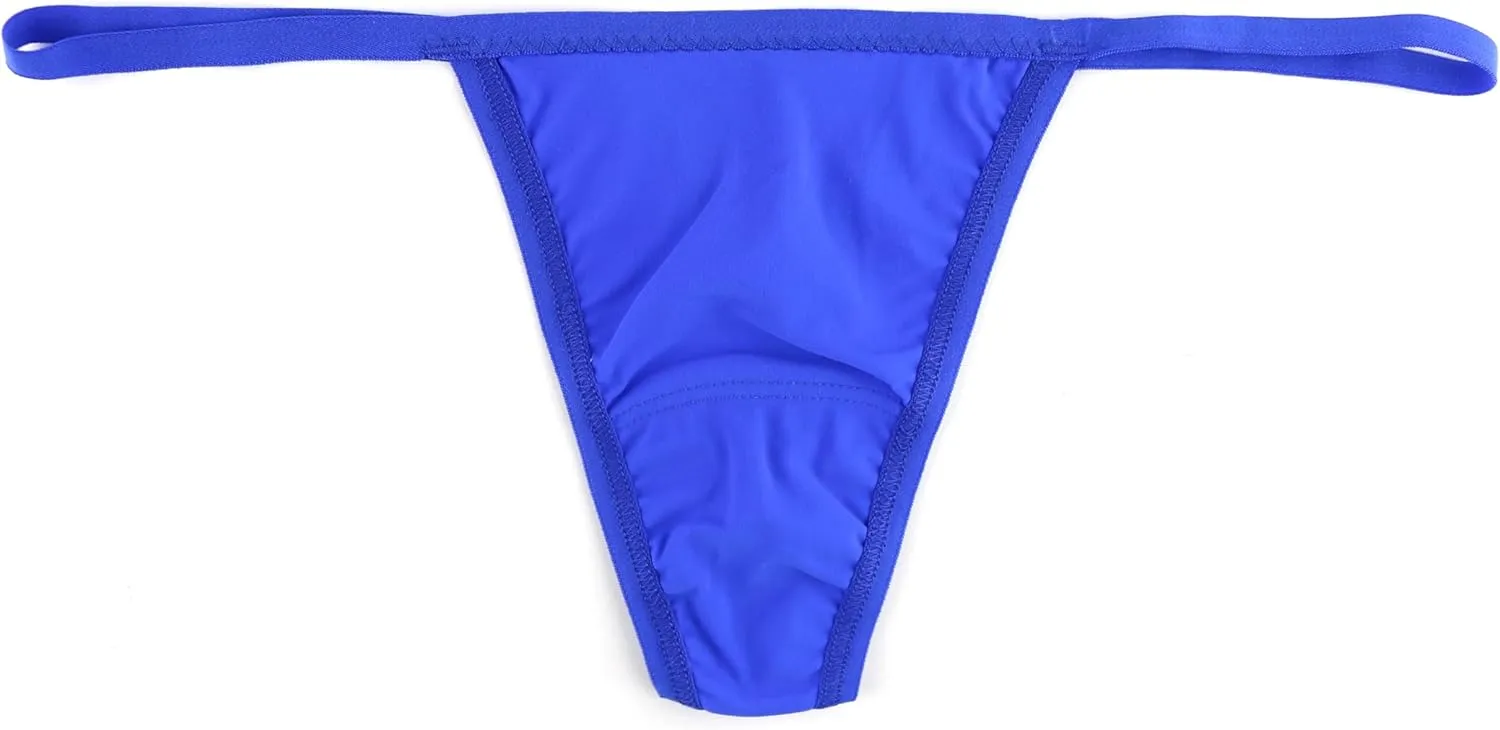 hanky panky - BreatheSoft G String Thong for Women | Cotton Lingerie, Smooth Seamless Underwear | One Size | 3 multi pack