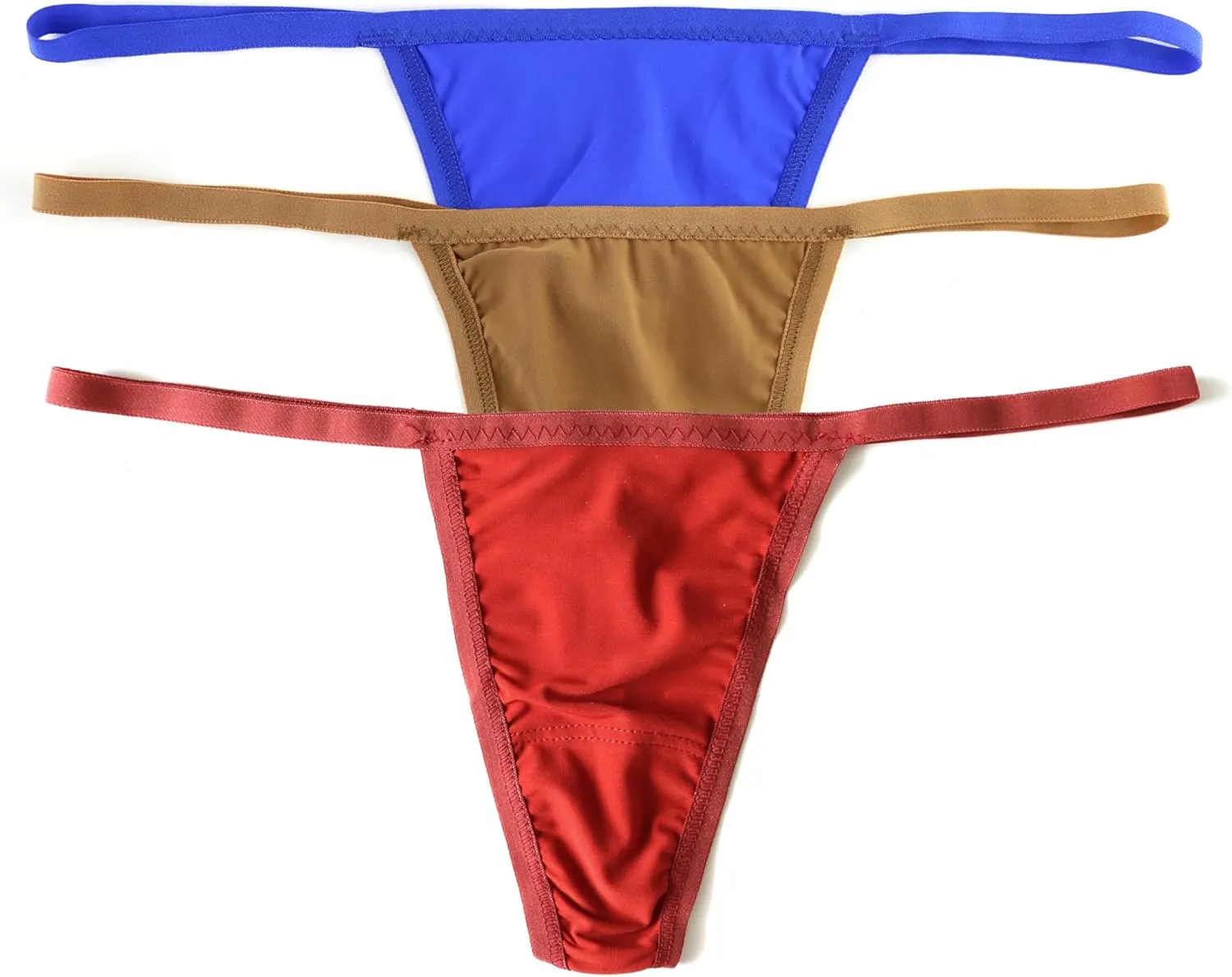 hanky panky - BreatheSoft G String Thong for Women | Cotton Lingerie, Smooth Seamless Underwear | One Size | 3 multi pack