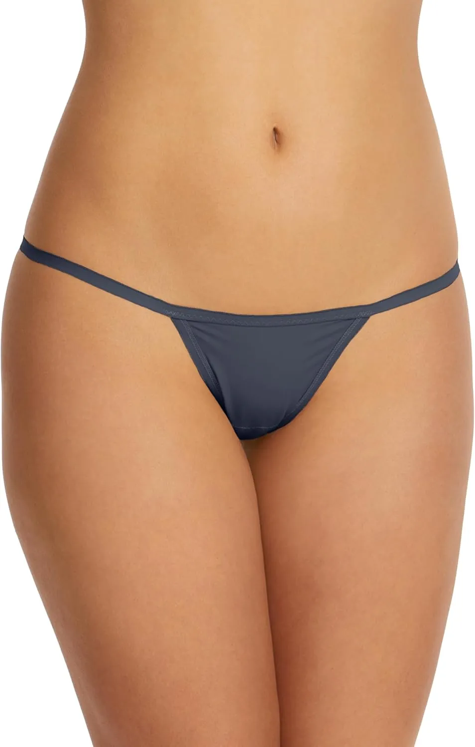 hanky panky - BreatheSoft G String Thong for Women | Cotton Lingerie, Smooth Seamless Underwear | One Size | 3 multi pack