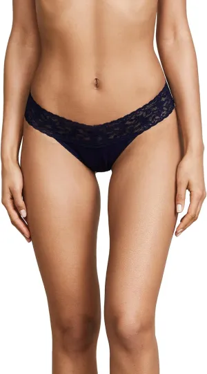 hanky panky, Supima Cotton Low Rise Thong, One Size (2-12)