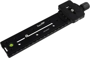 Haoge 200mm Nodal Slide Double Dovetail Focusing Rail Plate with Metal Quick Release Clamp and 60mm Plate for Camera Panoramic Panorama Close Up Macro Shoot fit Arca Swiss RRS Benro Kirk
