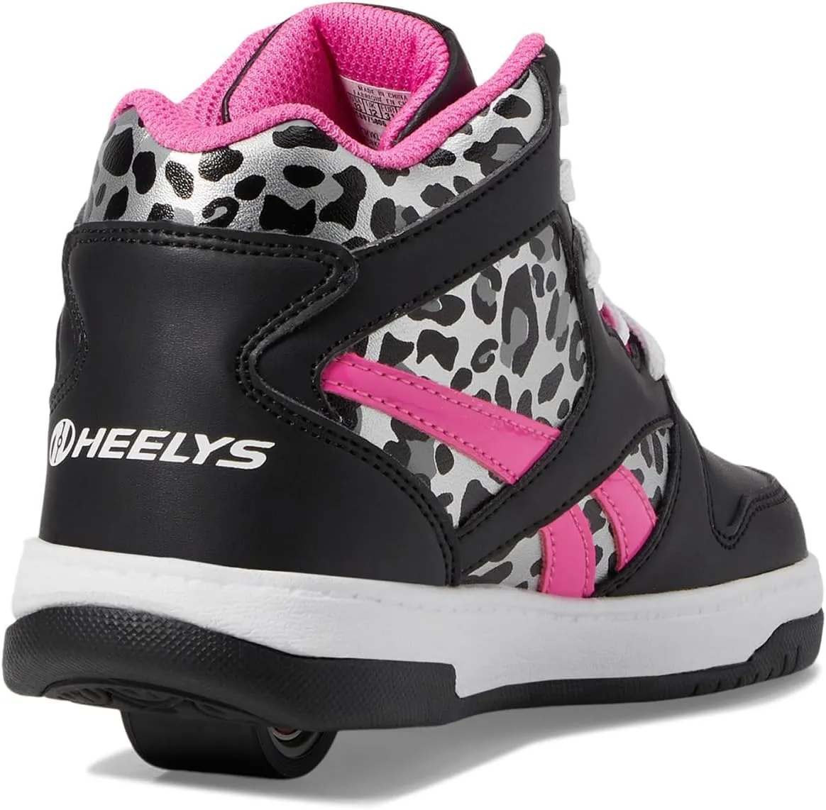 HEELYS Girl's Reebok Bb4500 Mid (Little Big Kid/Adult) Wheeled Heel Shoe