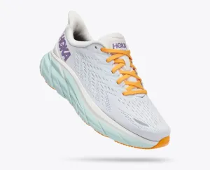 Hoka Blanc de Blanc/White Clifton 8 Womens Running Shoes 1119394-BDBW