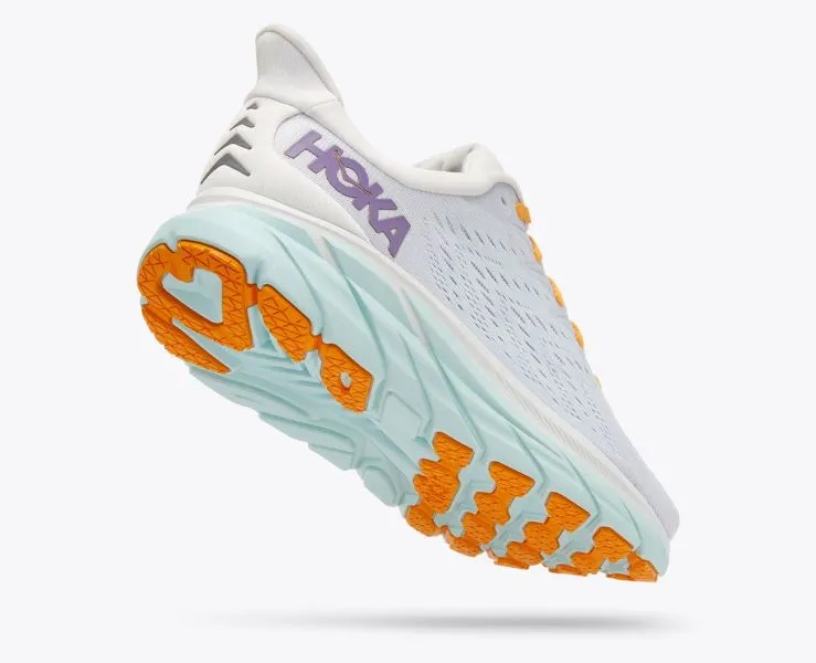 Hoka Blanc de Blanc/White Clifton 8 Womens Running Shoes 1119394-BDBW