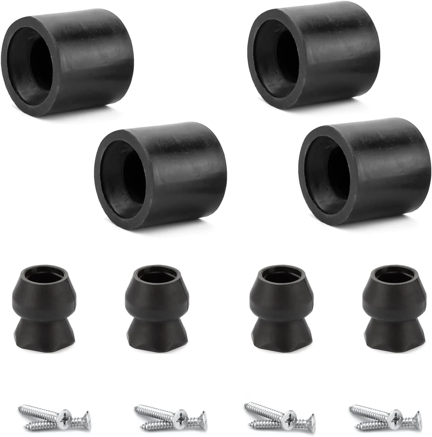 Horse Trailer Accessories and Parts Replacement for Trailer Door Holder Kit Horse Trailer Window Bumper Fits for Most RV Trailer, Set of 4.