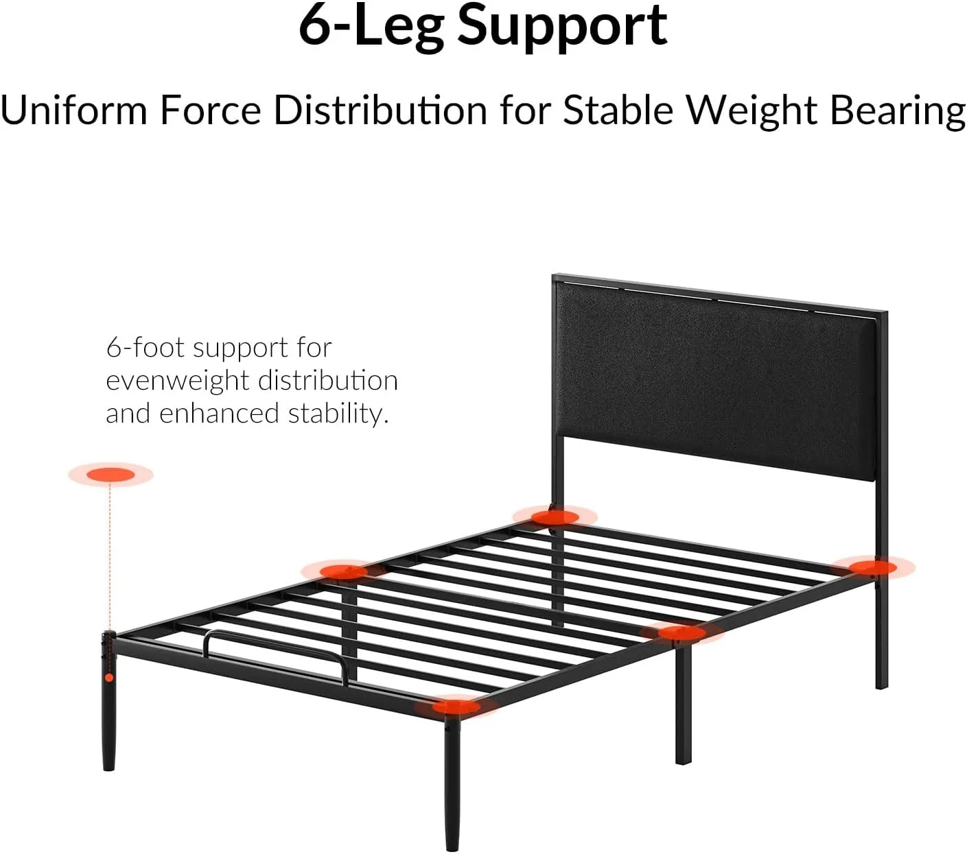 HULALA HOME Bed Frame Twin Size with Removable Bed Covers,Machine Washable Slipcover for Headboard,Flower
