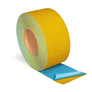 ifloortape DuraMark RPT-750 Yellow Reflective Pavement Marking Tape – Bast Certified Slip Resistant Premium Durability Outdoor Heavy-Duty Rubber Base (3 Inches x 18 Feet)