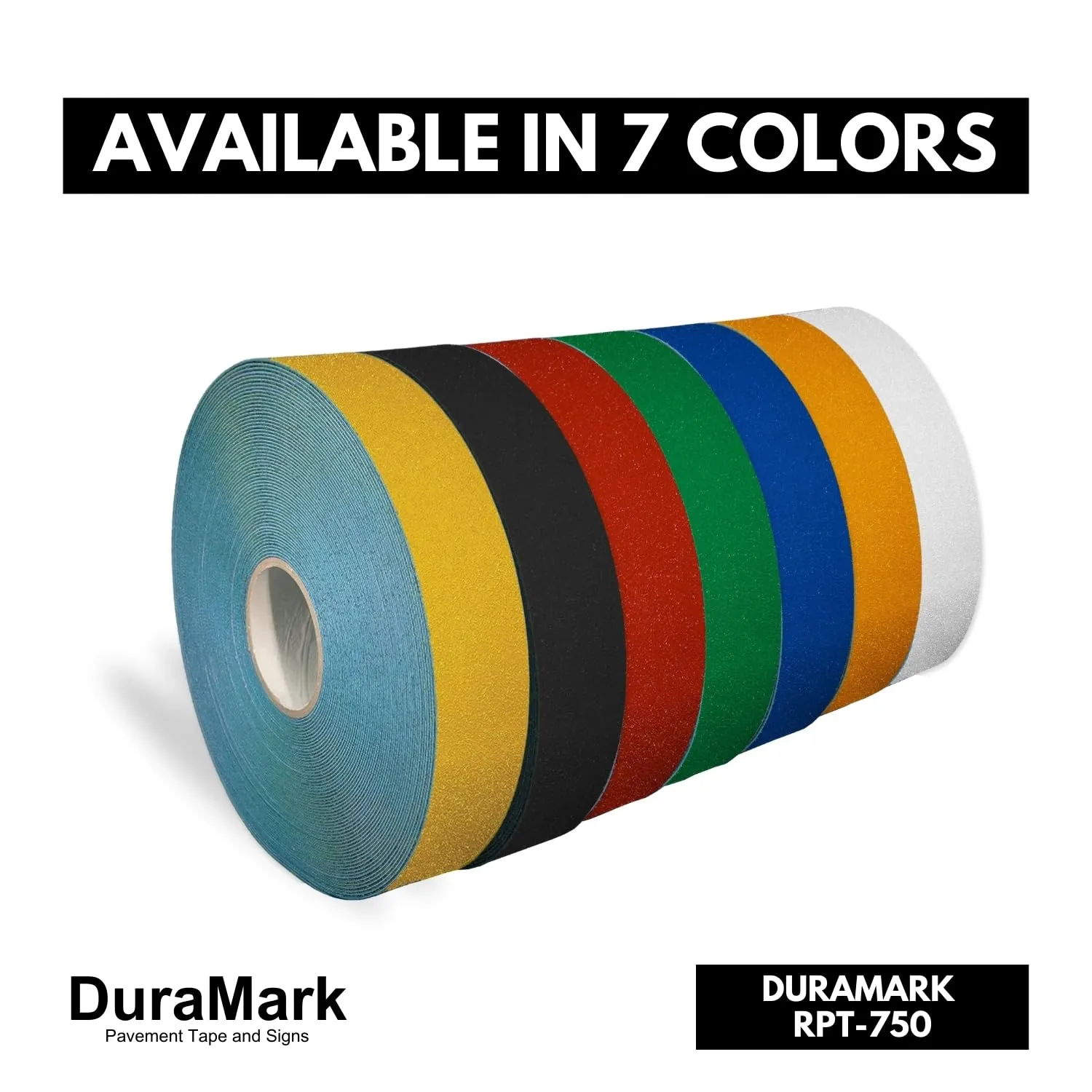 ifloortape DuraMark RPT-750 Yellow Reflective Pavement Marking Tape – Bast Certified Slip Resistant Premium Durability Outdoor Heavy-Duty Rubber Base (3 Inches x 18 Feet)