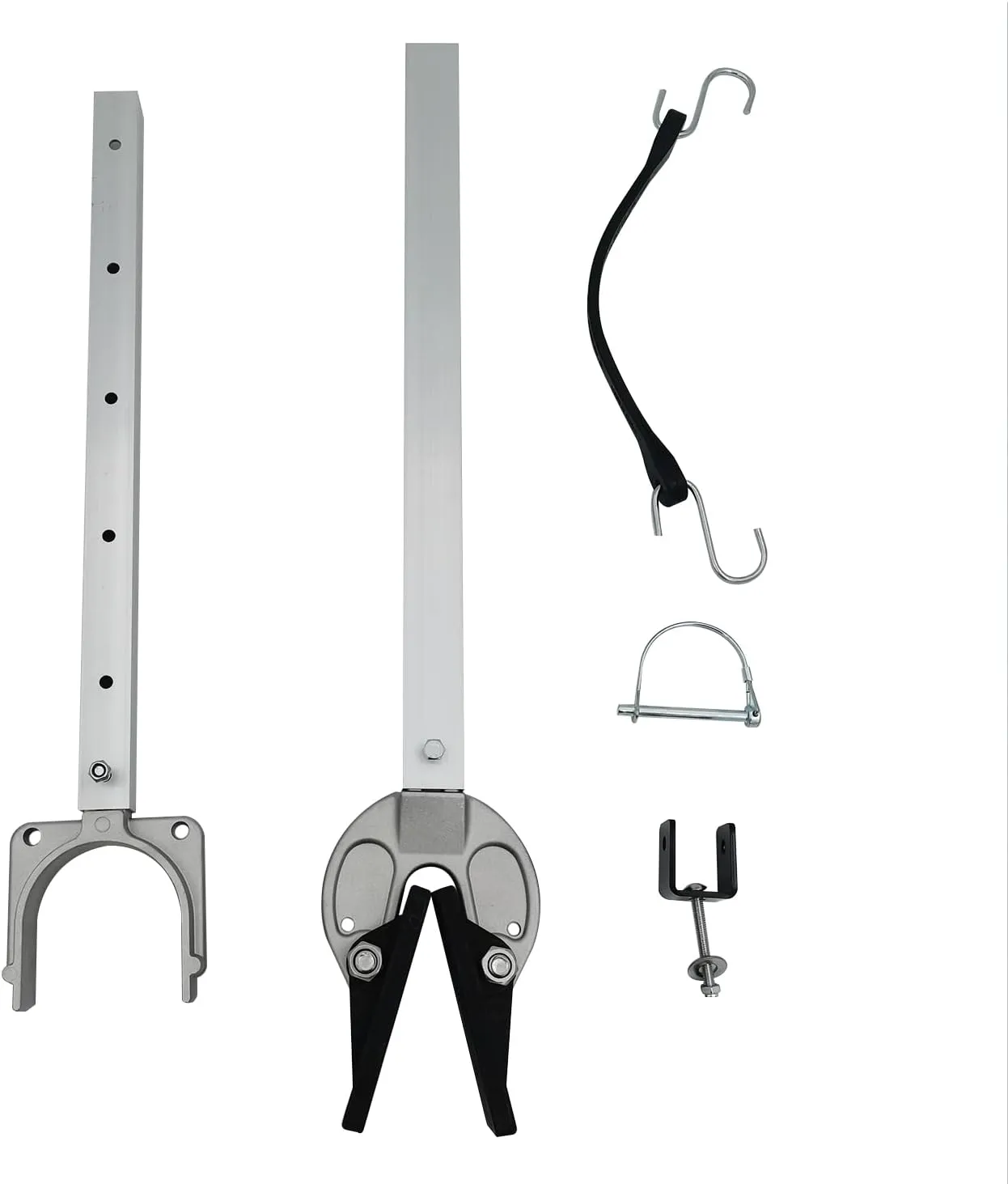 ISURE MARINE Transom Saver, Adjustable Transom Saver from 23" to 35", Boat Motor Support with Heavy-Duty Composite Head Holds Engine , Fit for Roller and Trailer