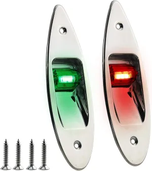 IZTOSS 12V Boat LED Navigation Lights Marine Boat Lights Waterproof Navigation Lights Side Bow Teardrop Lights