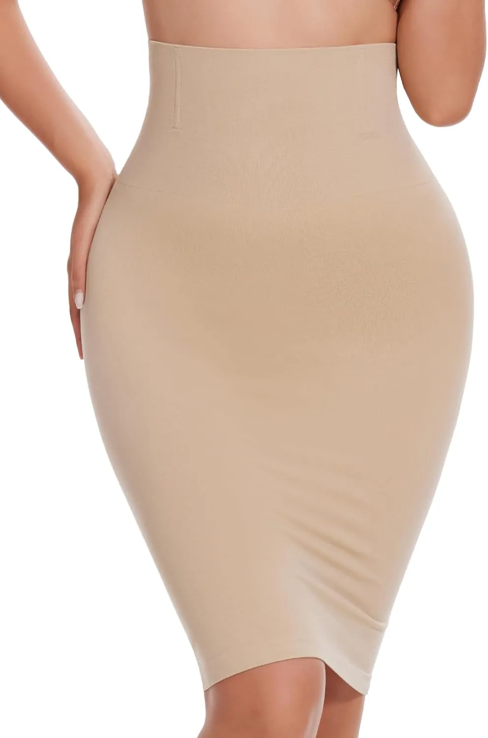 JOYSHAPER Shapewear Slip for Under Dresses Half Slip Tummy Control Dress Seamless Skirt Slip Body Shaper