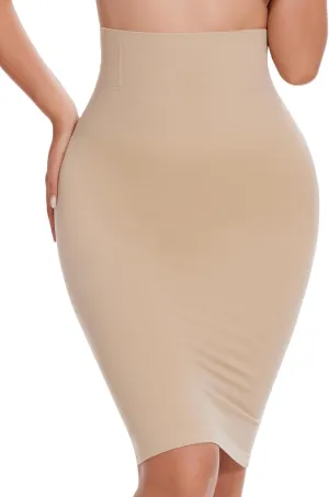 JOYSHAPER Shapewear Slip for Under Dresses Half Slip Tummy Control Dress Seamless Skirt Slip Body Shaper