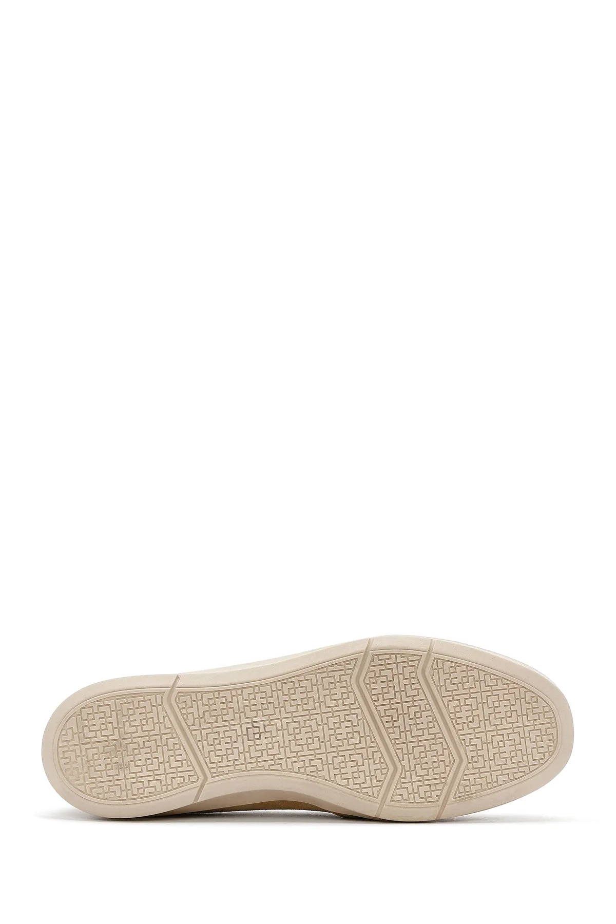 Kadın Bej Süet Deri Comfort Loafer