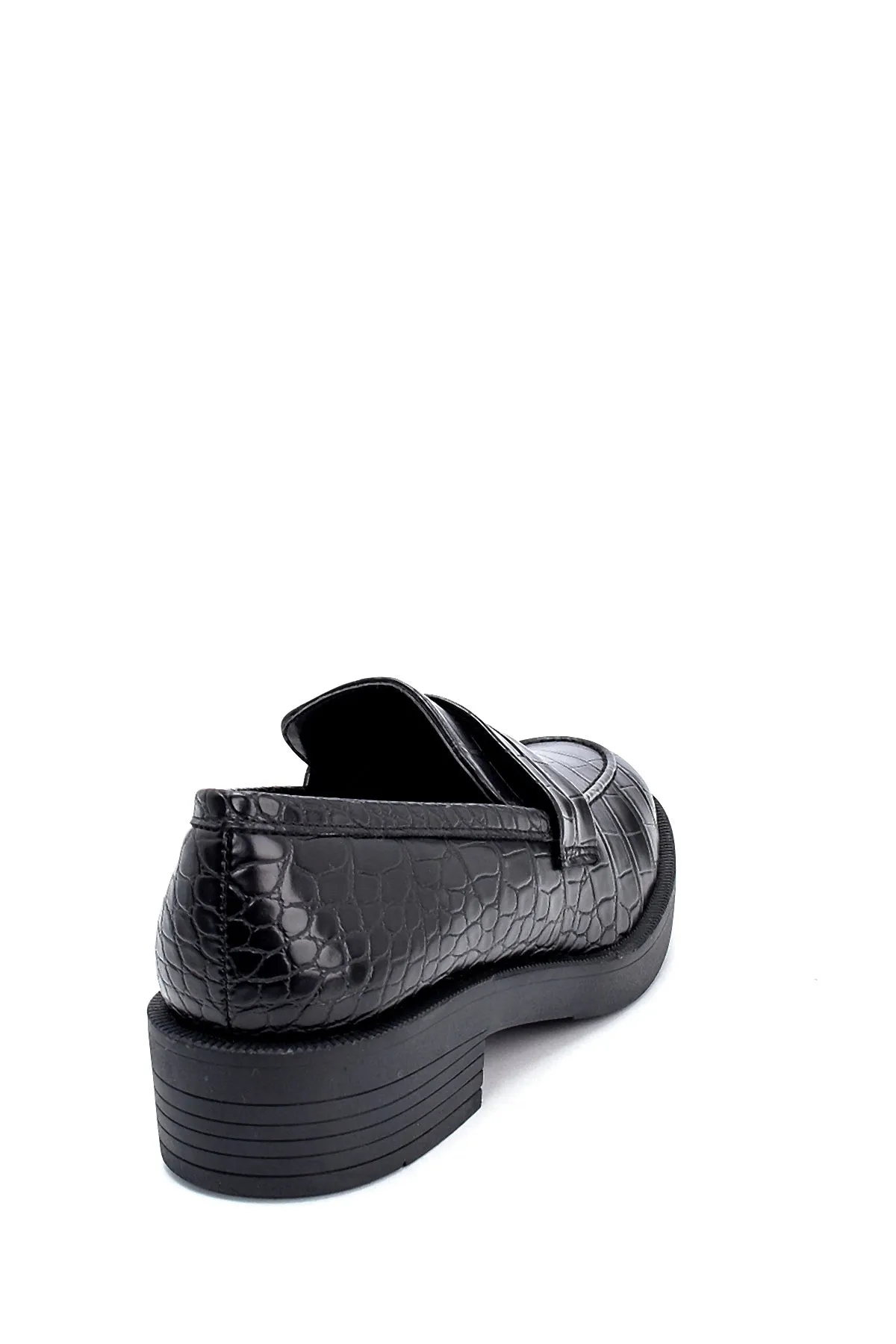 Kadın Kroko Desenli Loafer