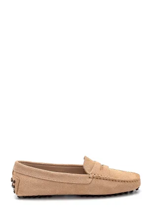 Kadın Süet Loafer