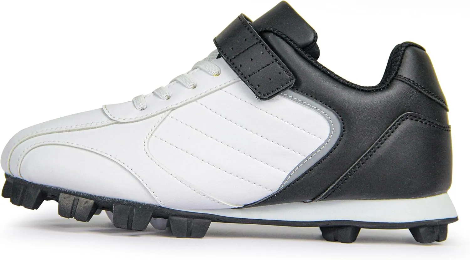 Kids Baseball Cleats - Youth Rubber Molded Softball Cleat - Boys Girls Low Top Athletic Shoes