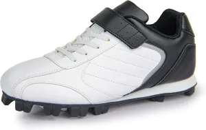 Kids Baseball Cleats - Youth Rubber Molded Softball Cleat - Boys Girls Low Top Athletic Shoes